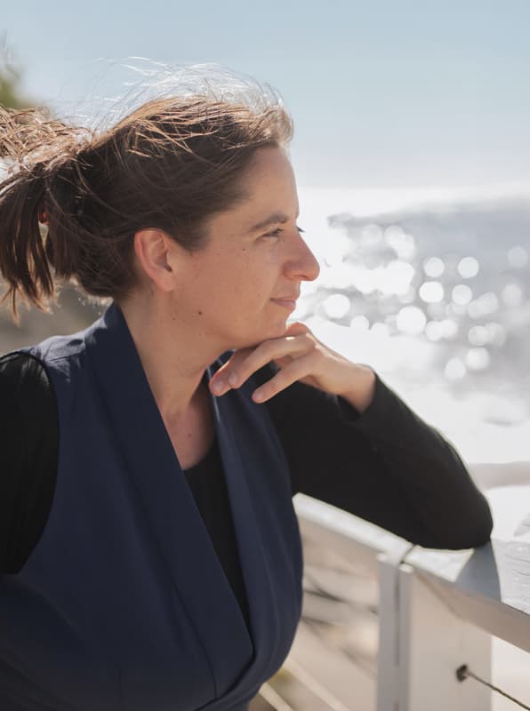 Melanie Suzanne Wilson in a thoughtful pose